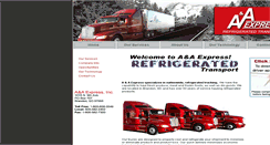 Desktop Screenshot of aaexpressinc.com